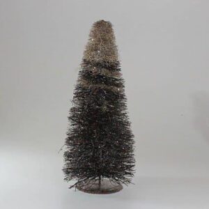 Juletræ Rattan, Hvid m/glimmer - 60 cm
