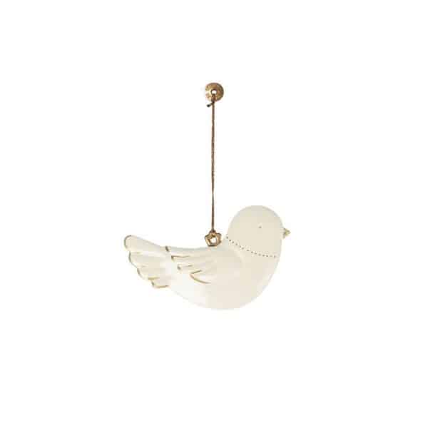 Due metal ornament m/ guld detaljer - Maileg