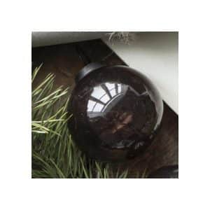 Julekugle rund glas rødbrun - Ib Laursen Dia: 5,8 cm