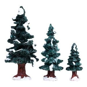 Juletræer i forskellige størrelser