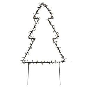 NORDIC WINTER metal juletræ 75 cm, 175 LED lys