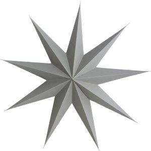 Stjerne, 9 point by House Doctor (B: 45 cm., Grå)