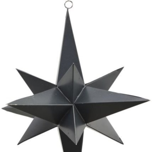 3 Dimensional, Ornament, sort, 25 cm
