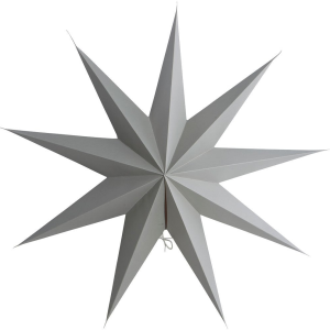 9 Point, Stjerne, grå, 60 cm