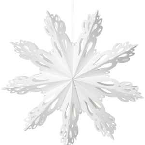 Snowflake, Juledekoration, hvid, 30 cm