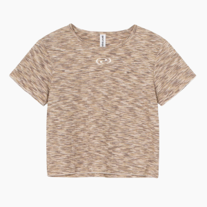 BriannaRS Tee - Brown Melange - Résumé - Brun L