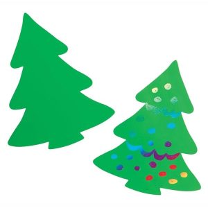 Colorations - Scratch Card Christmas Tree Set of 36