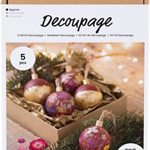 DIY Kit Decoupage, Tørrede Blomster