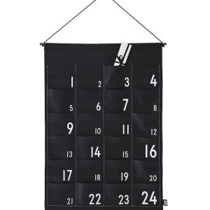 Design Letters Julekalender - 50x75 - Sort