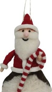 Dga - Wool Christmas Ornament - Santa (17761844)