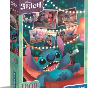 Disney Puslespil - Stitch - 1000 Brikker - Clementoni