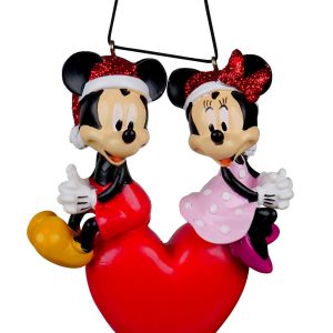 DisneyÂ® Forelsket Mickey Og Minnie Julepynt