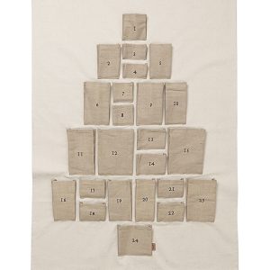 Ferm Living Julekalender - Pine - Maxi - Natural