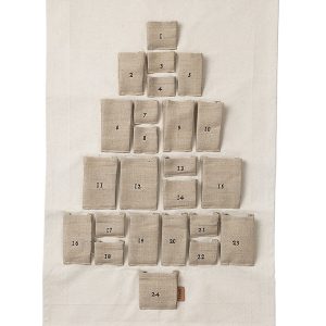 Ferm Living Julekalender - Pine - Mini - Natural