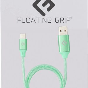 Floating Grip - Led Usb-c Kabel - 0,5 Meter - Grøn