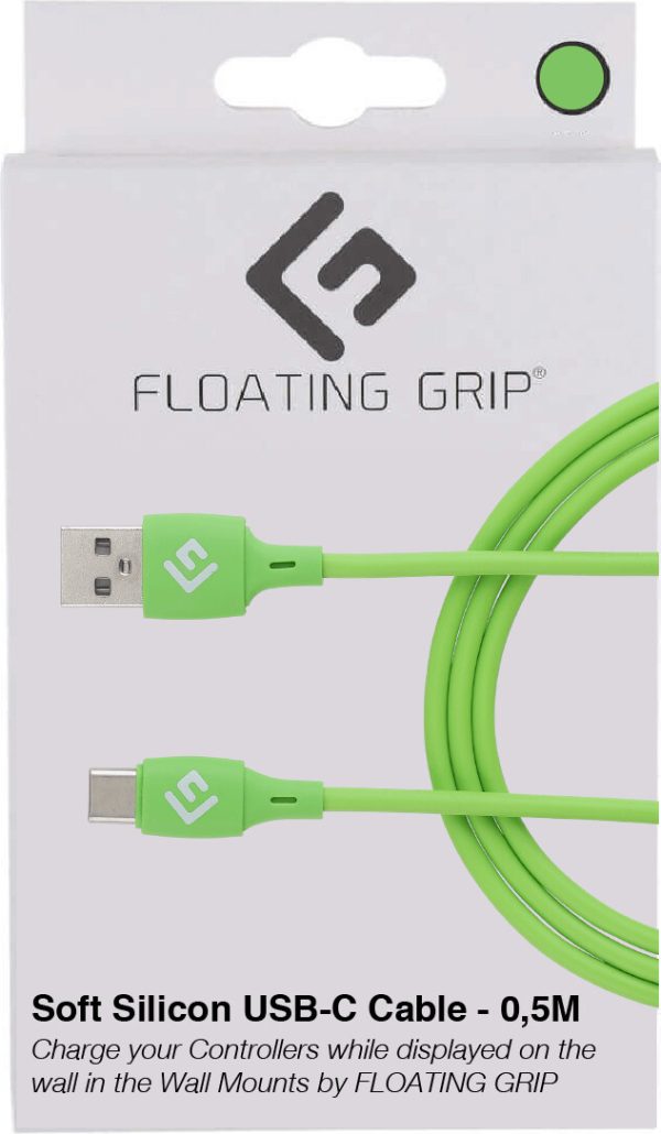 Floating Grip - Usb-c Kabel - 0,5 Meter - Grøn