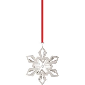 Georg Jensen Christmas Collection 2024 Snefnug julepynt, palladium