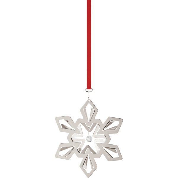 Georg Jensen Christmas Collection 2024 Snefnug julepynt, palladium