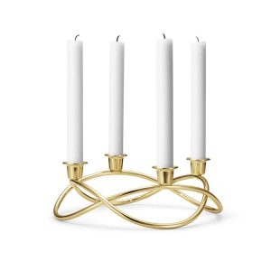 Georg Jensen Season Lysestage - Guld*