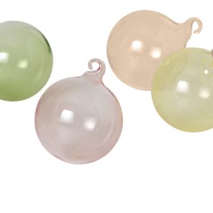 Glass Baubles S - Set of 8 - Mixe