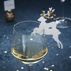 Gold Christmas Glas Dekoration