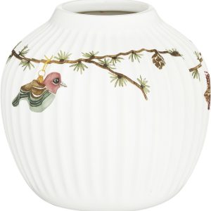 Hammershøi Christmas Vase H13 Hvid m. Deko