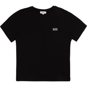 Hugo Boss Boy Short Sleeves T-Shirt Black - Str. 16 år