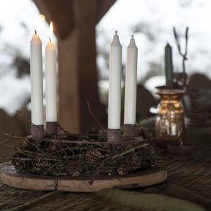 Ib Laursen - Adventsstage m/lysspyd rust