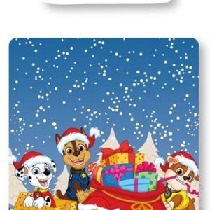 Jule sengetøj 140x200 cm - Paw Patrol sengetøj - Winter wonderland - 2 i 1 design - Sengesæt i 100% bomuld