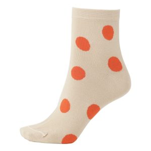 Korte ankelstrømper fra CPH sock Comp. - Beige Dot str. 36-39