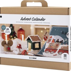 Kreativ Julekalender Til Børn - Diy Kit - Genbrug