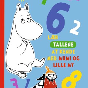 Lær tallene at kende med mumi og lille my - Børnebog - hardcover