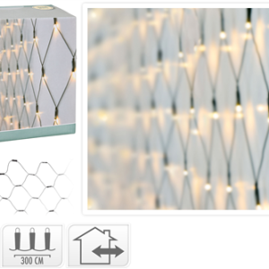 Lyskæde Net Med 320 Led Str. 1,5 X 3 M.