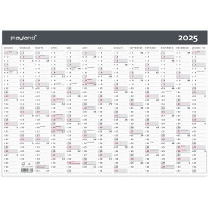 Mayland Kontorkalender Moderne A3 1x13 mdr. 2025