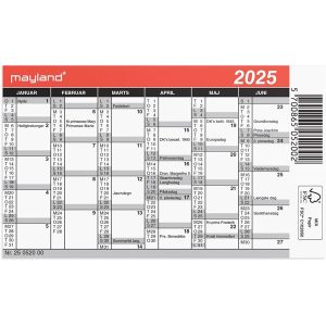 Mayland Mini kalender 2025