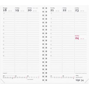 Mayland Week Planner højformat REFILL 2025