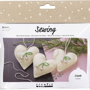 Mini DIY Kit Syning, Hjerter