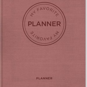 My Favorite Planner Udateret - Vintage Rosa