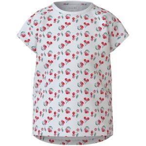 Name It Bright White Cherries Vigga T-Shirt - Str. 92