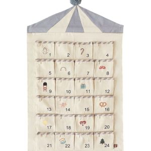 OYOY Julekalender - Cirkus - Beige/Blue