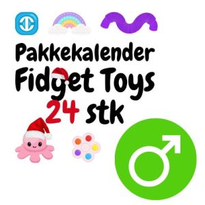 Pakkekalender - Dreng - Fidget Toys 24 Stk. (se video)