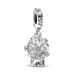 Pandora - Snefnug Snekugle charm sølv sterlingsølv