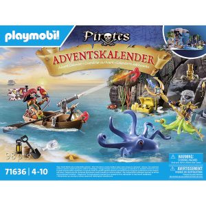 Playmobil Pirates - Julekalender - 24 Låger - 71636 - 98 Dele