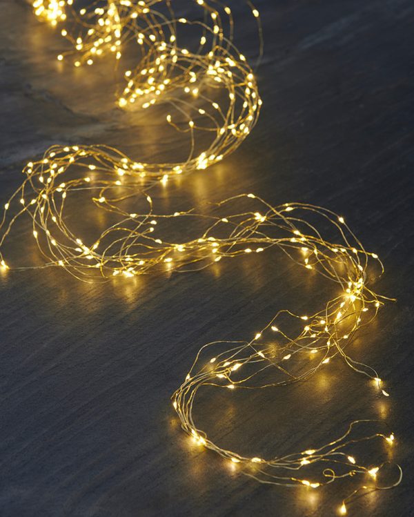 Sirius - Knirke, 350 led, klar/guld