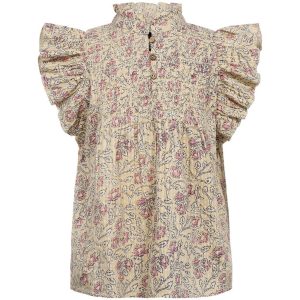 Sofie Schnoor AOP Flower Top - Str. 122