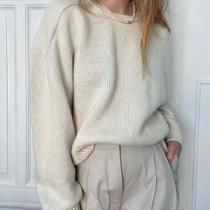 Sweater no 26 fra My Favourite Things Knitwear, No 1 + silk mohair garnpakke (uden opskrift)