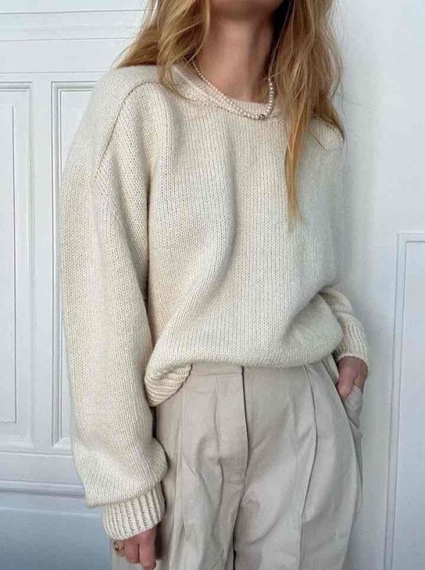 Sweater no 26 fra My Favourite Things Knitwear, No 1 + silk mohair garnpakke (uden opskrift)