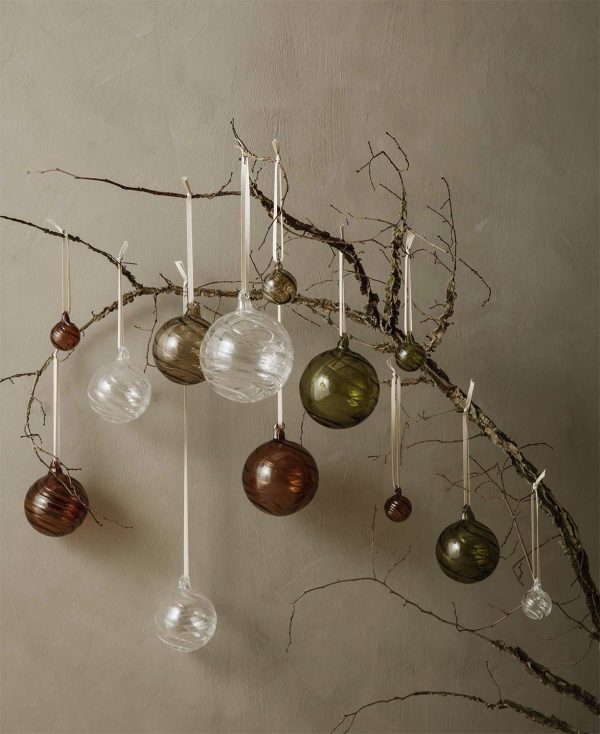 Twirl Ornaments L - Set of 4 - Mu