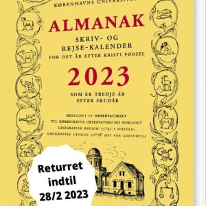 Universitetets Almanak Skriv- Og Rejsekalender 2023 - Københavns Universitet - Bog