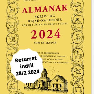 Universitetets Almanak Skriv- Og Rejsekalender 2024 - Københavns Universitet - Bog